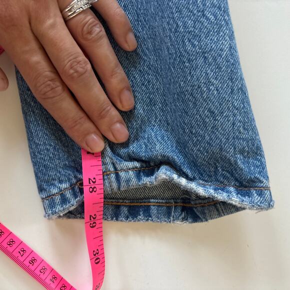 Dynamite Claudia Jeans Size 28 Hi Rise Mom Jean Medium Wash Ripped Distressed - Picture 10 of 10